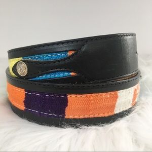 Vtg Textan Leather multicolor belt